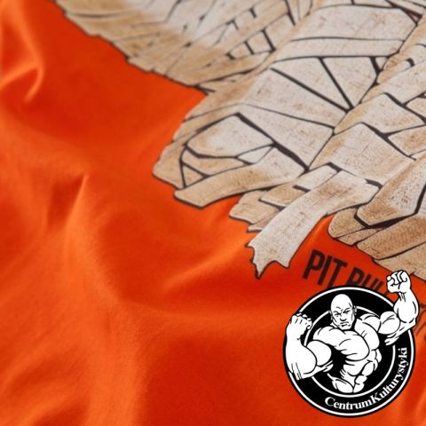 Koszulka Męska MUMMY Orange - Pit Bull West Coast